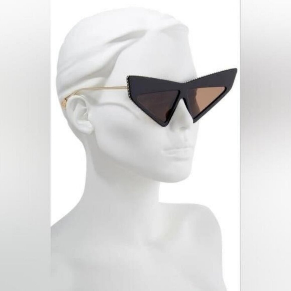 New 💯 Original Gucci Brown Geometric Ladies Sunglasses GG0430S 002 70